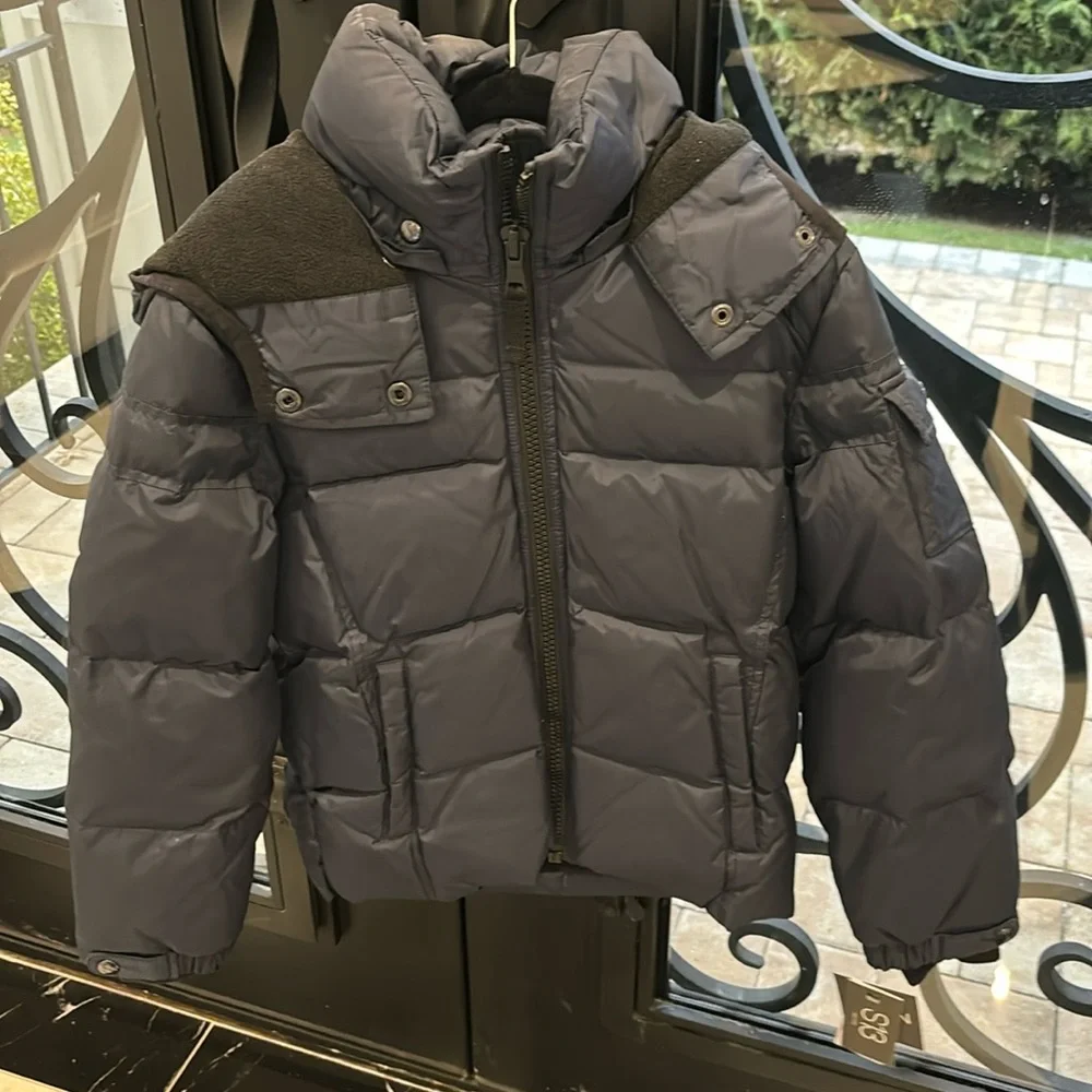 Brand new with tags boys S13 navy blue jacket size 10 with hood